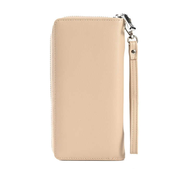 Women Purse Long Zipper Clutch Bag Large Capacity Cell Phone Bag(Black)