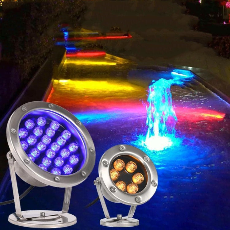 LED Underwater Light Pool Fish Pond Fountain Waterproof Landscape Light 36W(Red)