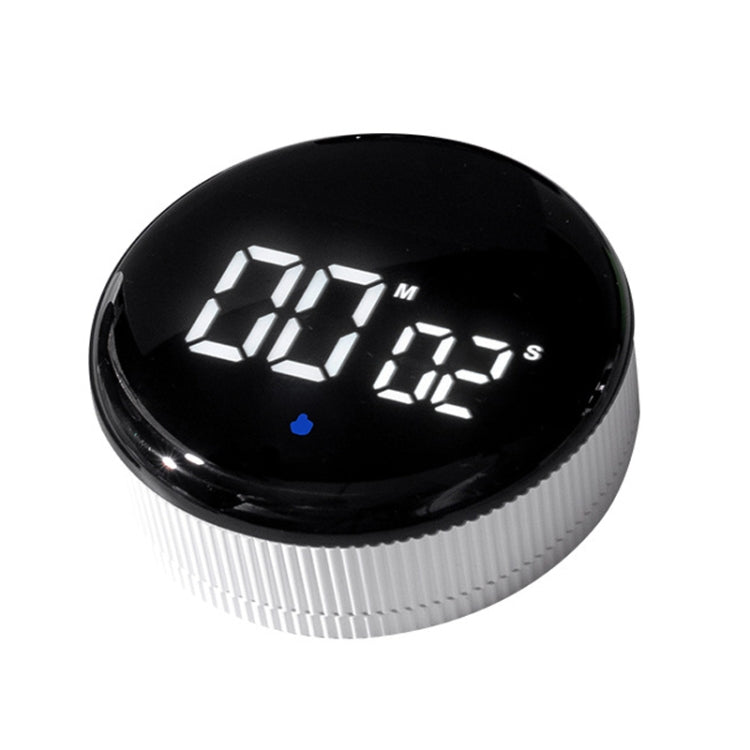 GS-302 Large Screen LED Electronic Rotating Kitchen Timer(Ivory White)
