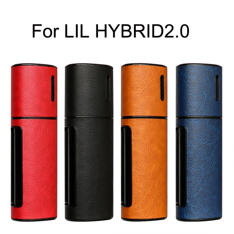 For LILHYBRID2.0 E-Cigarette Anti-fall Leather Protective Case(Yellow)