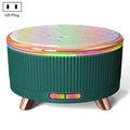 Ultrasonic Aromatherapy Diffuser Humidifier Essential Oil Diffuser US Plug(Dark Green)