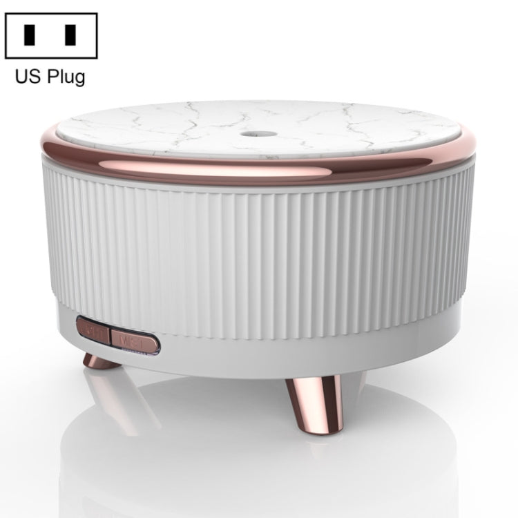Ultrasonic Aromatherapy Diffuser Humidifier Essential Oil Diffuser US Plug(White Moon)
