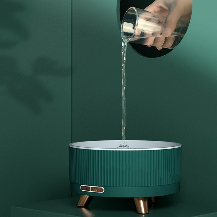 Ultrasonic Aromatherapy Diffuser Humidifier Essential Oil Diffuser EU Plug(Rose Red)