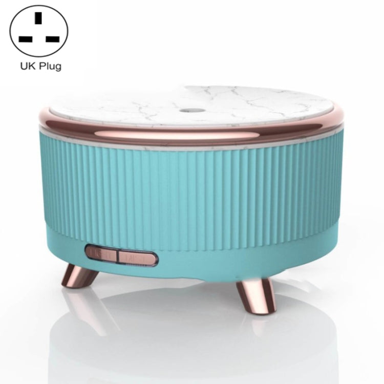 Ultrasonic Aromatherapy Diffuser Humidifier Essential Oil Diffuser UK Plug(Emerald)