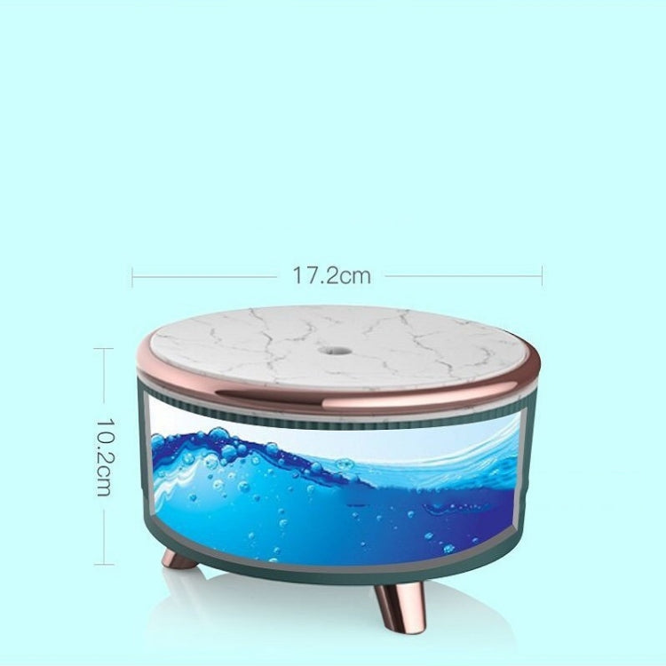 Ultrasonic Aromatherapy Diffuser Humidifier Essential Oil Diffuser UK Plug(Rose Red)