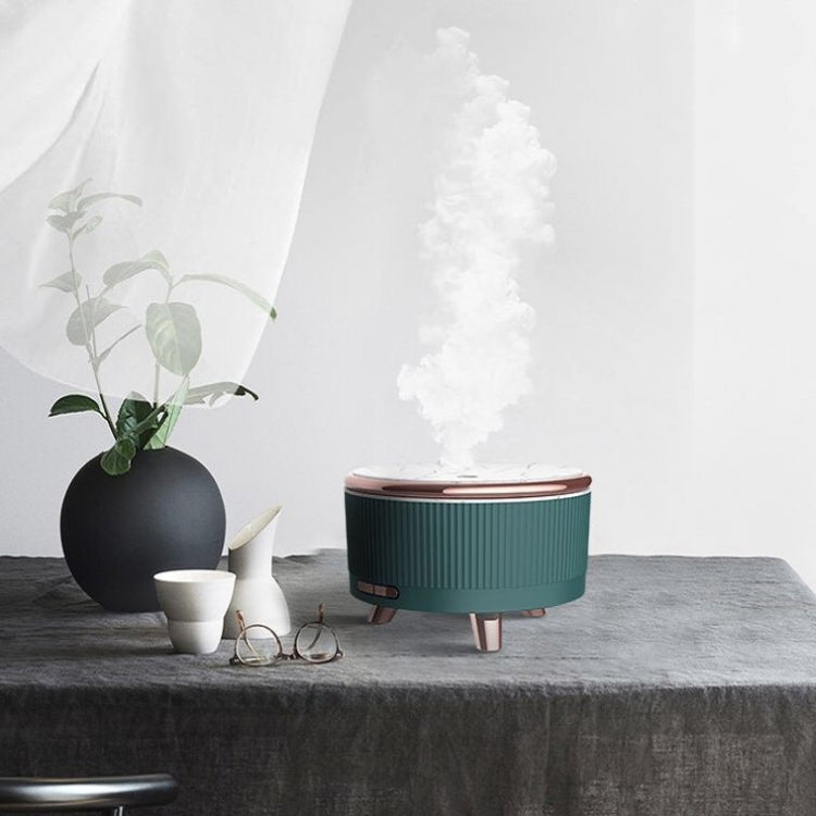 Ultrasonic Aromatherapy Diffuser Humidifier Essential Oil Diffuser UK Plug(Blue Flower Dot)