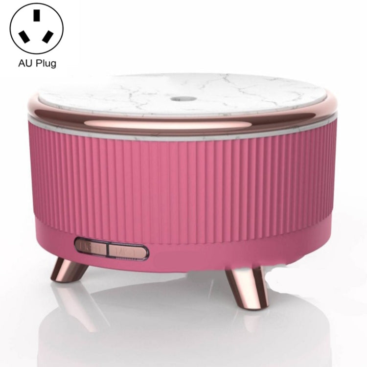 Ultrasonic Aromatherapy Diffuser Humidifier Essential Oil Diffuser AU Plug(Rose Red)