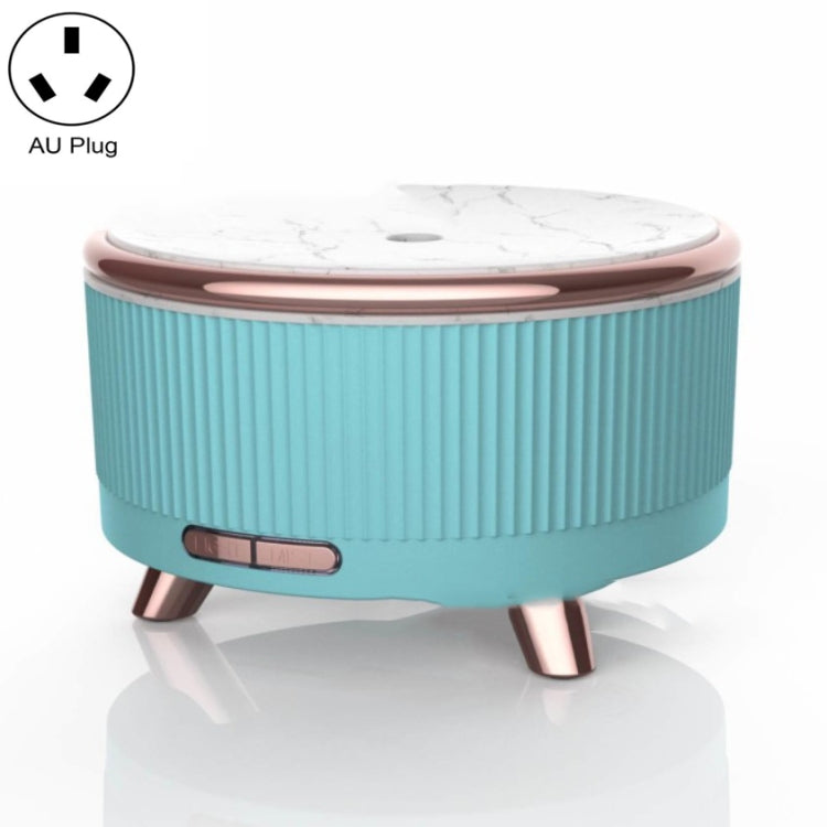 Ultrasonic Aromatherapy Diffuser Humidifier Essential Oil Diffuser AU Plug(Emerald)