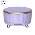 Ultrasonic Aromatherapy Diffuser Humidifier Essential Oil Diffuser AU Plug(Purple Flower Dot)