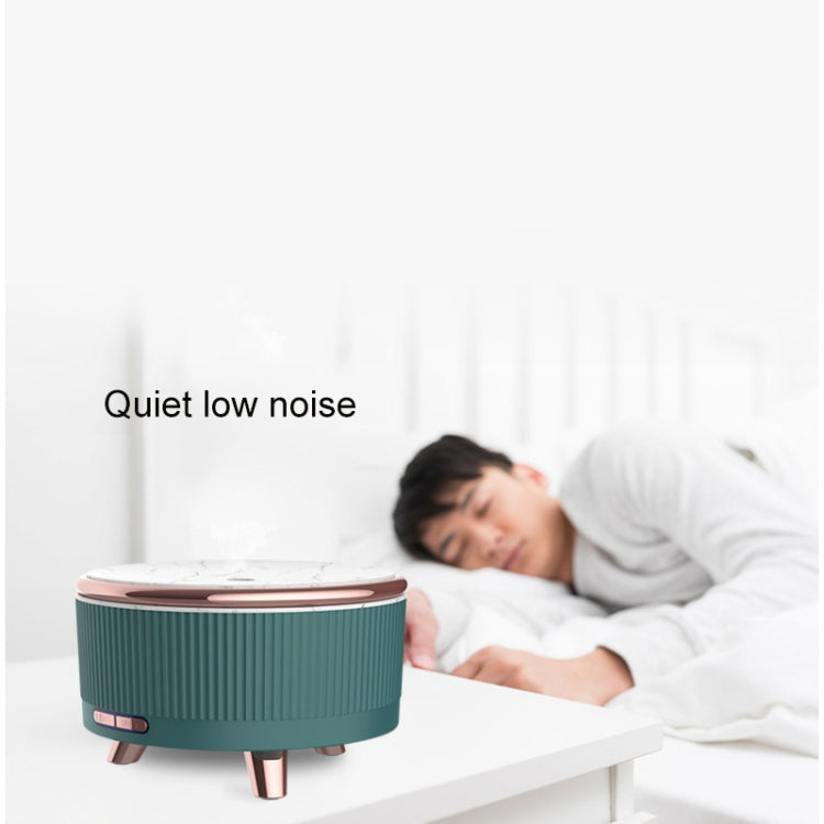 Ultrasonic Aromatherapy Diffuser Humidifier Essential Oil Diffuser AU Plug(Purple Flower Dot)
