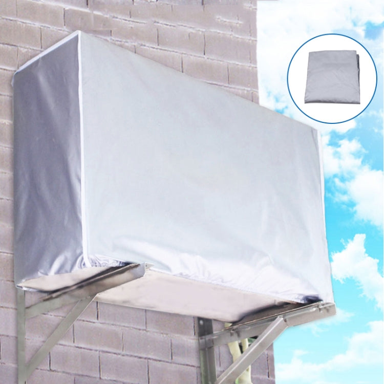 Outdoor Air Conditioning Cover Waterproof Dust Cover Rainproof Cover,Size:  S 80 x 28 x 54cm