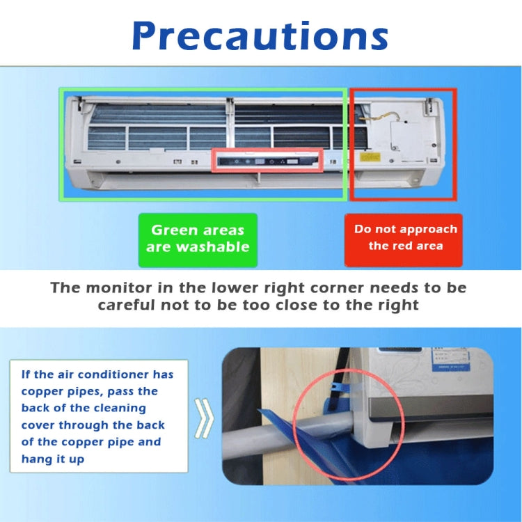 6 In 1 Air Conditioner Cleaning Cover Portable Split Air Conditioning Cleaning Bag