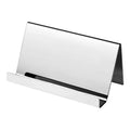 ZT7414 304 Stainless Steel Mirror Desktop Name Card Storage Rack(Silver)