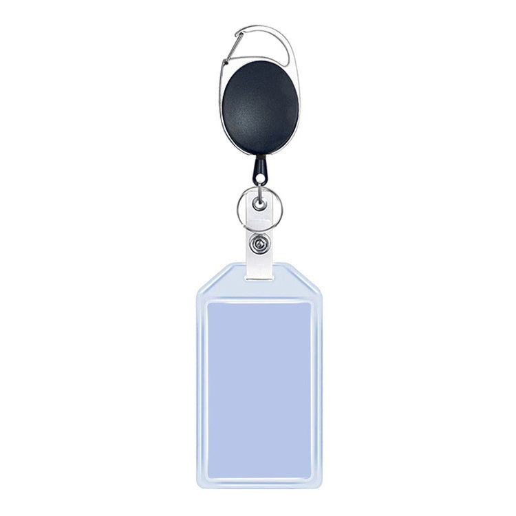 Multifunctional Retractable Waterproof Card Case Keychain Ring Card Sleeve(Vertical)