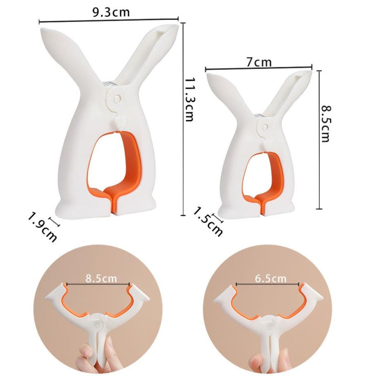 TESBJ001 Drying Quilt Clamp Clothes Windproof Clamp, Size: Large White Orange