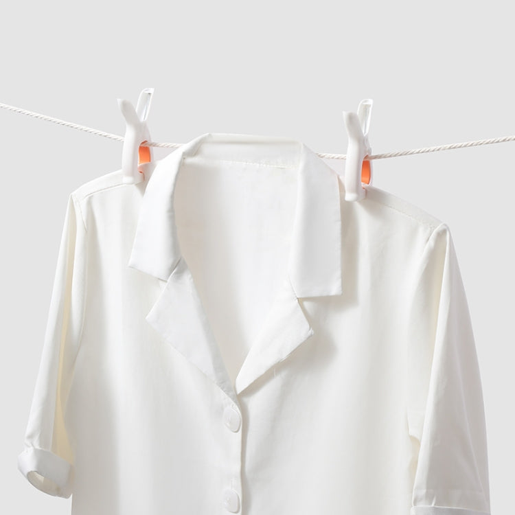 TESBJ001 Drying Quilt Clamp Clothes Windproof Clamp, Size: Large White Orange