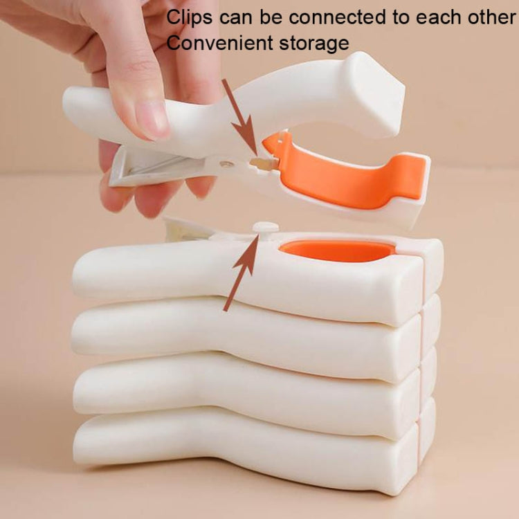 TESBJ001 Drying Quilt Clamp Clothes Windproof Clamp, Size: Small White Orange