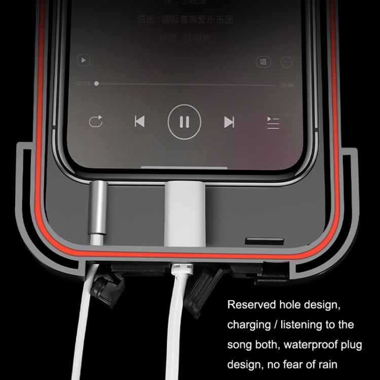 WEST BIKING Bicycle Riding Waterproof and Shockproof Phone Bracket, Style: Raise Handlebar