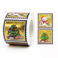 Christmas Decorative Stickers Holiday Gifts Label Stickers, Size: 38x38mm(K-220 R1)