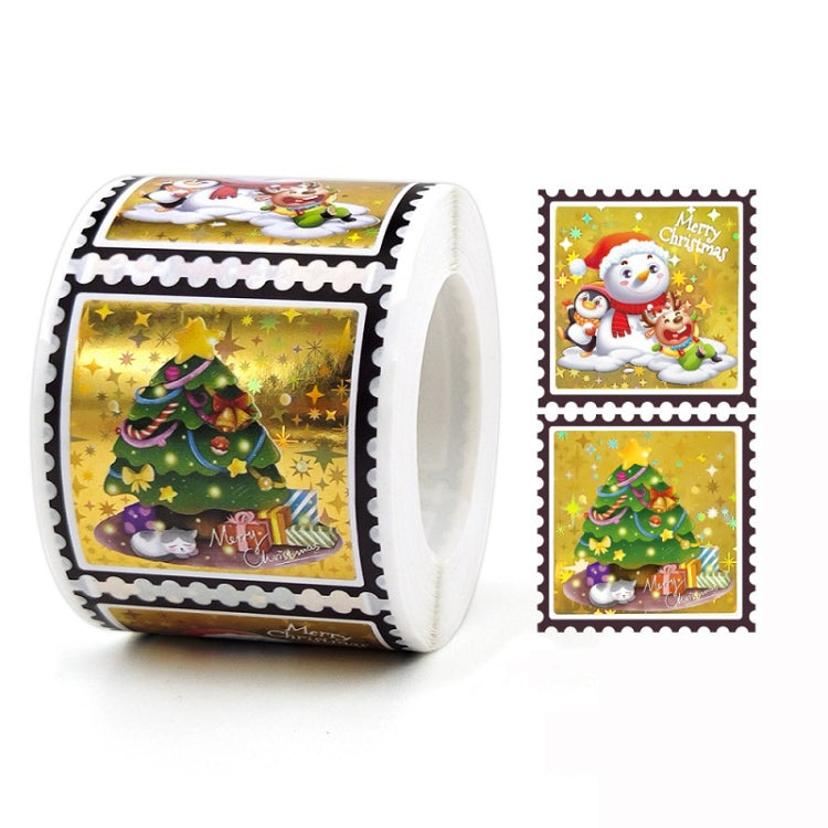 Christmas Decorative Stickers Holiday Gifts Label Stickers, Size: 38x38mm(K-220 R1)