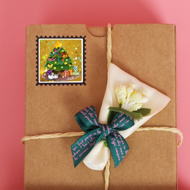 Christmas Decorative Stickers Holiday Gifts Label Stickers, Size: 38x38mm(K-221 R1)