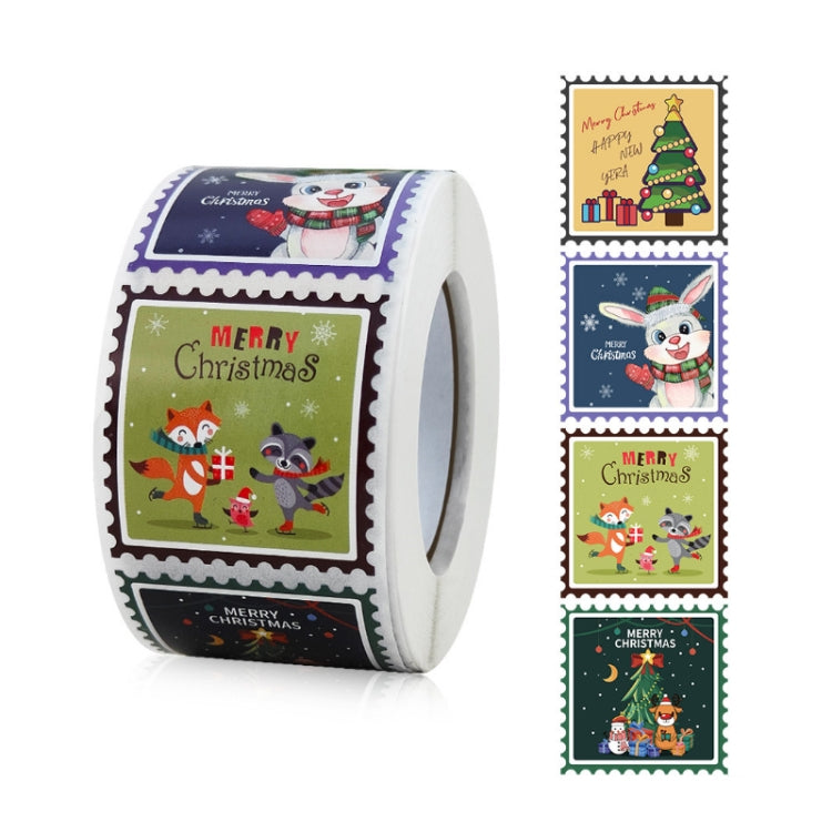 Christmas Sticker Decorative Gift Card Packaging Seal Sticker, Size: 38x38mm(K-211-R1)