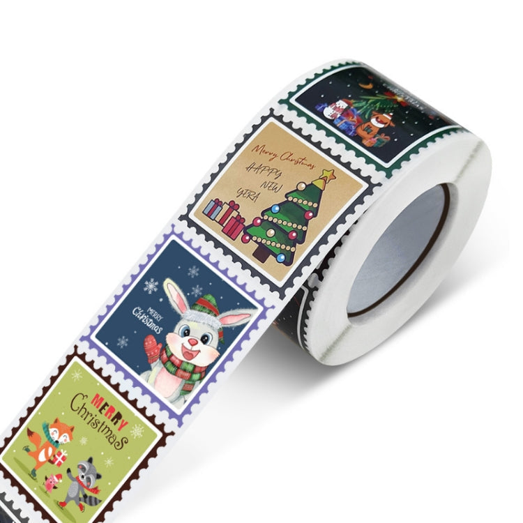 Christmas Sticker Decorative Gift Card Packaging Seal Sticker, Size: 38x38mm(K-211-R1)