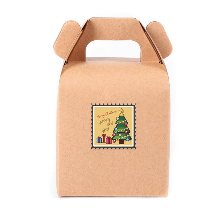 Christmas Sticker Decorative Gift Card Packaging Seal Sticker, Size: 38x38mm(K-211-R1)