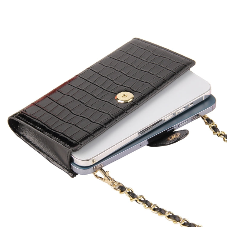 Chain Bag Coin Bag Crossbody Long Mini Shoulder Phone Bag(Beige)