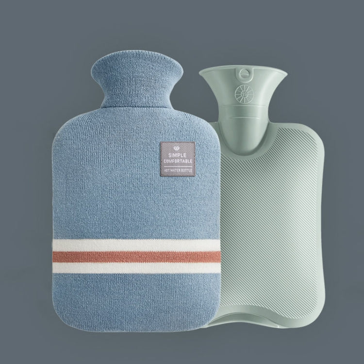 Large Explosion-proof Water-injected PVC Warm Water Bag, Spec: 1000ml (Sky Blue)