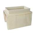 SF001 Oxford Cloth Sofa Armrest Hang Bag Household Storage Bag(Beige)