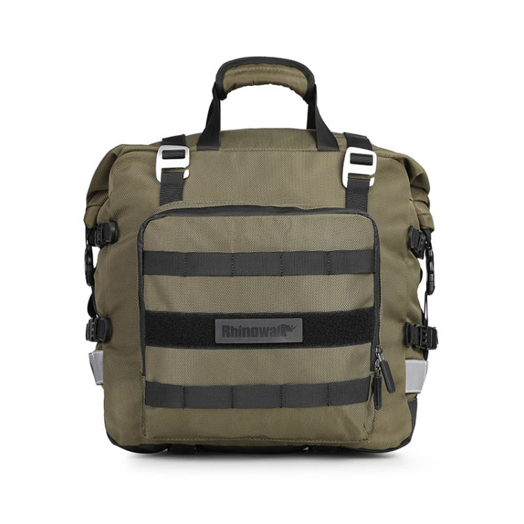 Rhinowalk MT2040 20L Large Capacity Waterproof Quick Release Motorcycle Side Bag(Green)