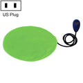 30x30cm Green 12V Low Voltage Multifunctional Warm Pet Heating Pad Pet Electric Blanket(US Plug)