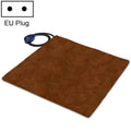 50x50cm Coffee 12V Low Voltage Multifunctional Warm Pet Heating Pad Pet Electric Blanket(EU Plug)