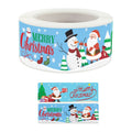 Christmas Stickers Child Toys Holiday Cartoon Tabel, Size: 25x75mm(K-234)
