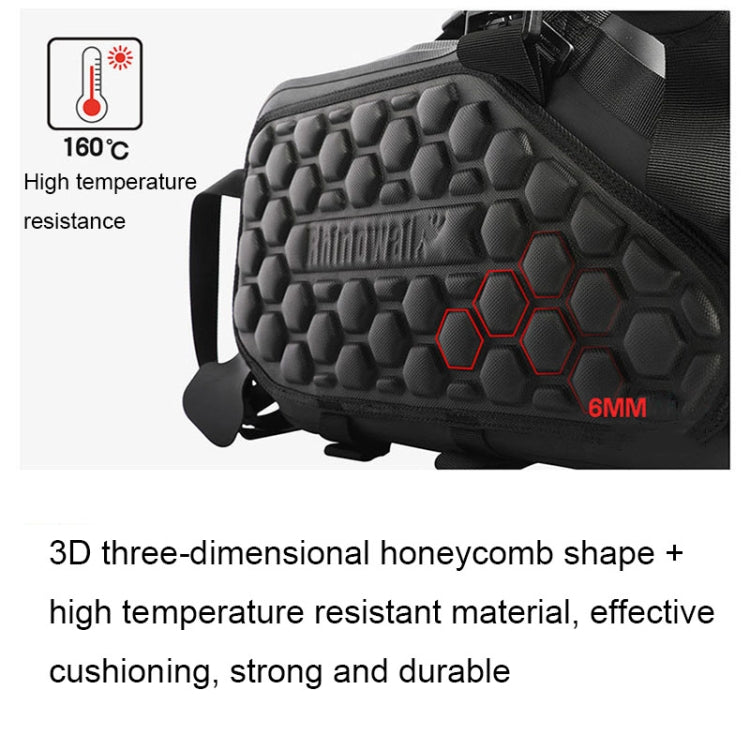 Rhinowalk MT1428 Large-capacity Waterproof and Wear-resistant Motorcycle Double-side Bag(Black)