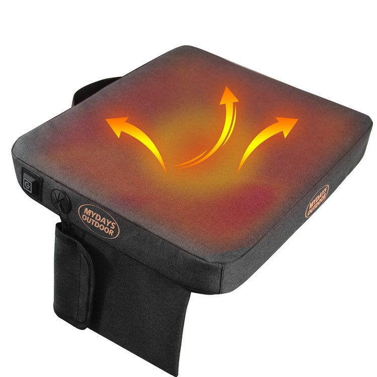 Outdoor Camping Stool USB Heating Portable Mat(Gray)