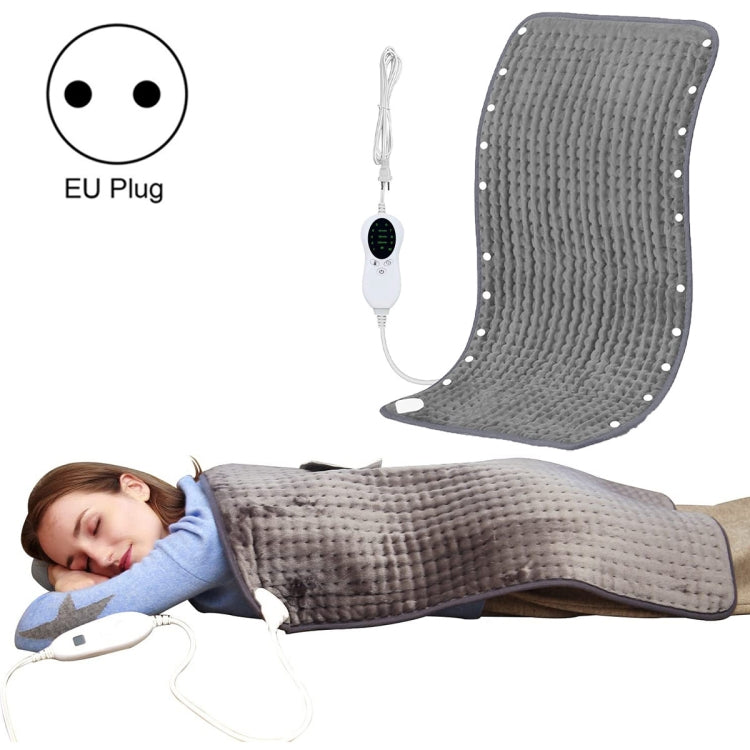 Electric Heating Blanket Heating Physiotherapy Pad Warm Waist Belly Pad with Buckle 43 x 84cm(EU Plug)
