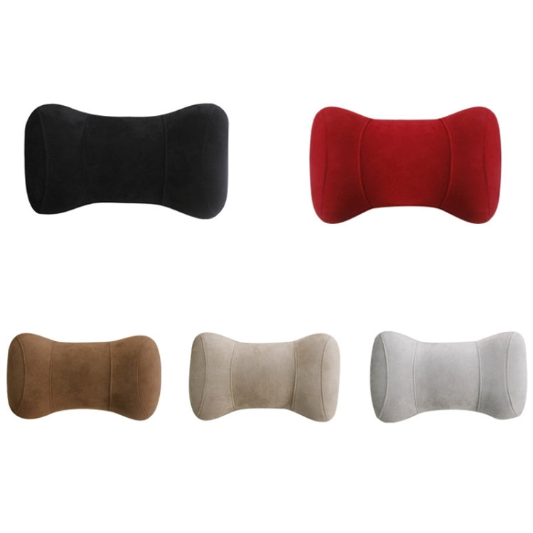 Car Memory Cotton Headrest Protective Cervical Spine Seat Sleeping Pillow(Red)