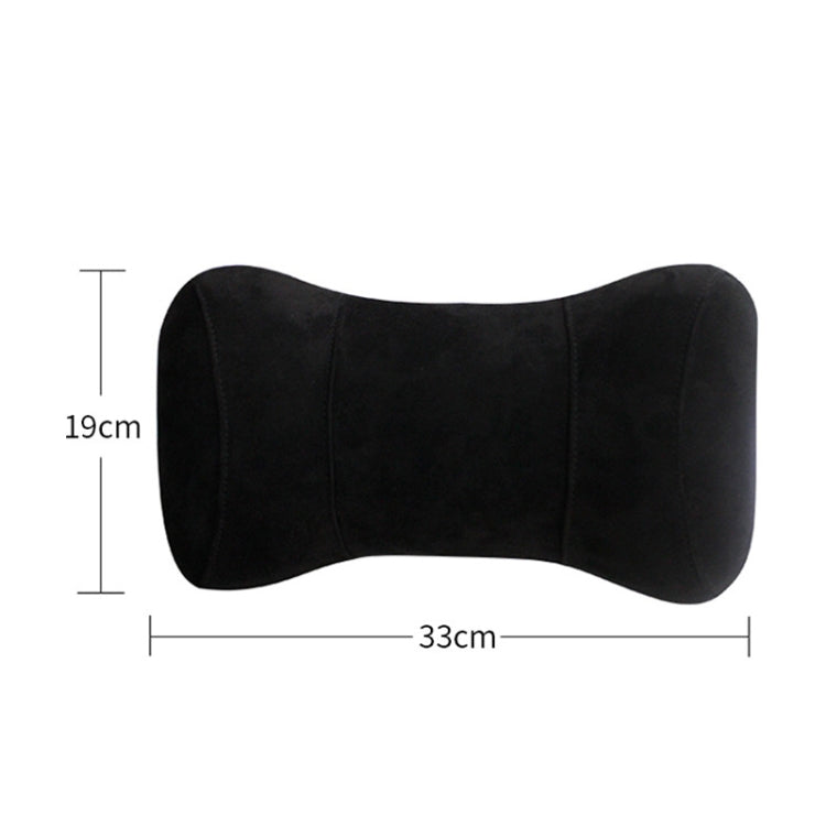 Car Memory Cotton Headrest Protective Cervical Spine Seat Sleeping Pillow(Brown)