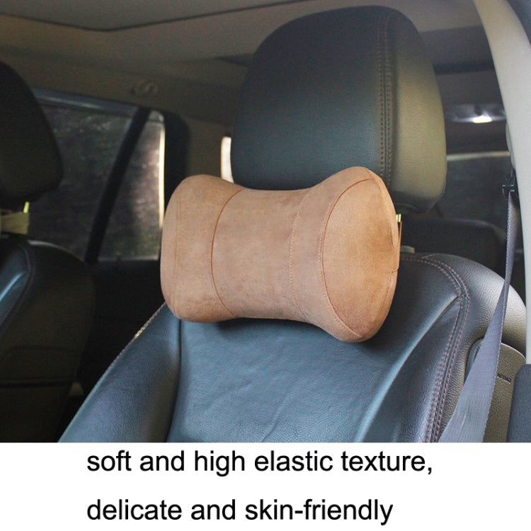 Car Memory Cotton Headrest Protective Cervical Spine Seat Sleeping Pillow(Red)