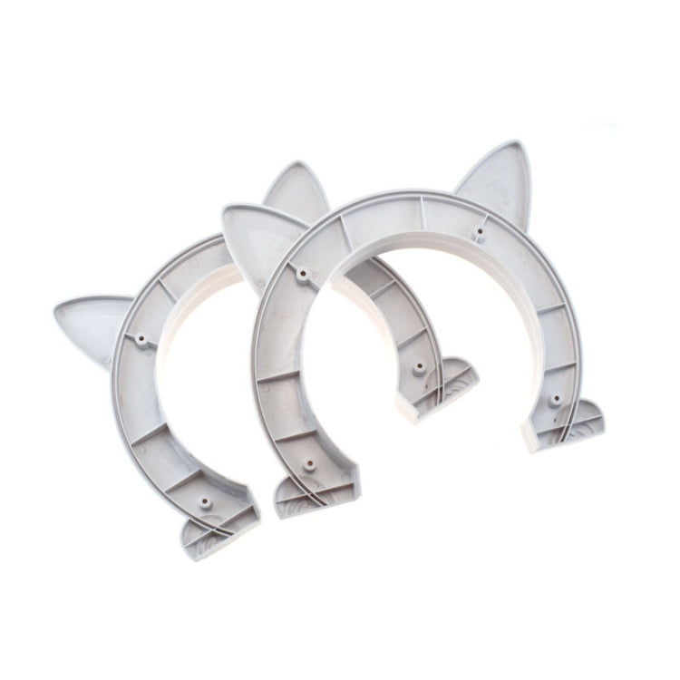 MM01 Can Control the Direction of Access Pet Door Flap Cat Door(White)