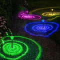 Outdoor Waterproof Intelligent Sensing LED Solar Lamp(Warm+Colorful Light)
