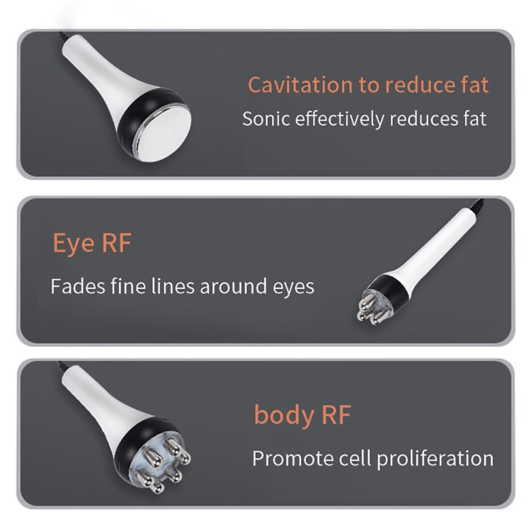 Beemyi 3 In 1 40K Ultrasonic Cavitation Body Slimming Machine RF Beauty Device UK Plug