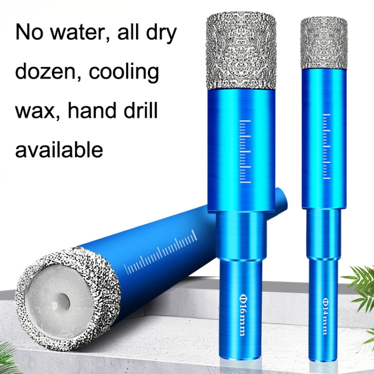 Ceramic Glass Hole Opener Domestic Marble Hole Puncher, Punch Diameter: 14mm