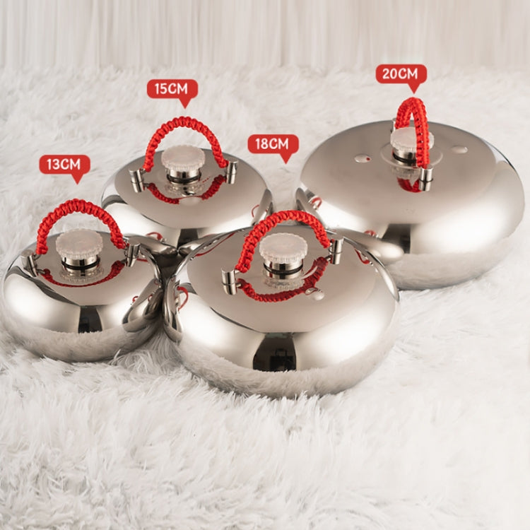 13cm One-piece Cover 304 Stainless Steel Soup Pouch Hand Warmer Hot Water Bottle
