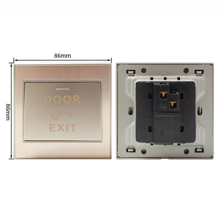 Access Control Switch Metal Touch Infrared Switch Metal Brushed Switch