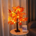 SJ-SD068 LED Maple Home Decoration Light Christmas Party Lighted Tree, Style: Detachable Base+Timing