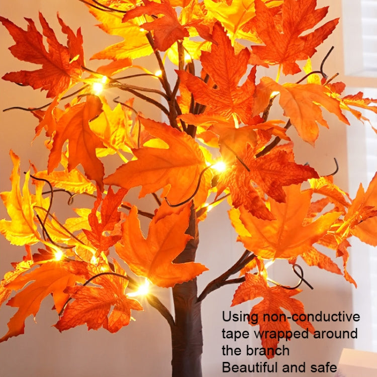 SJ-SD068 LED Maple Home Decoration Light Christmas Party Lighted Tree, Style: Detachable Base+Timing