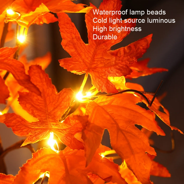 SJ-SD068 LED Maple Home Decoration Light Christmas Party Lighted Tree, Style: Detachable Base+Timing